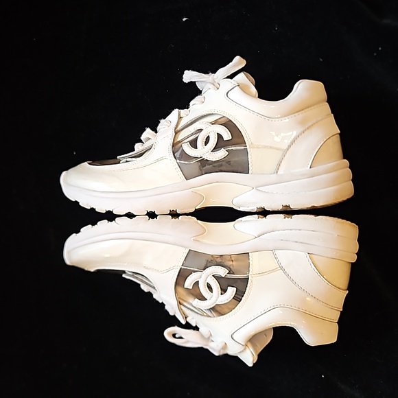 Closet Closing FINAL CHANEL CLEAR SNEAKERS - Picture 4 of 16